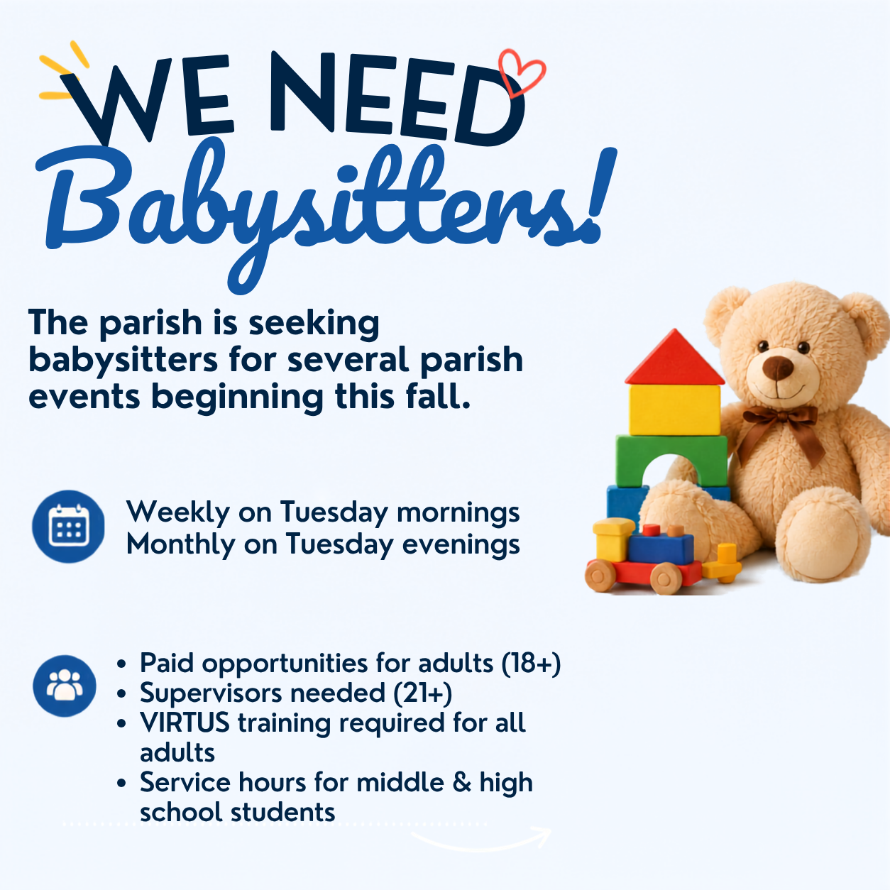 Babysitters Needed
